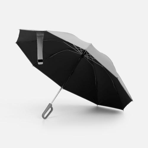 Зонт обратного сложения с ручкой-карабином Foldberry; - купить бизнесс-сувениры в Воронеже