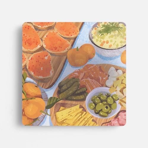 Игра крестики-нолики «Criss Cross. Праздничный стол»; - купить необычные сувениры в Воронеже