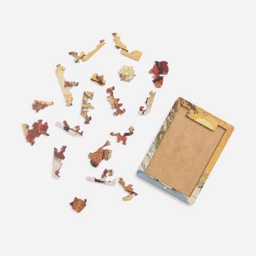 Пазл фигурный «Дед Мороз»; - купить необычные сувениры в Воронеже