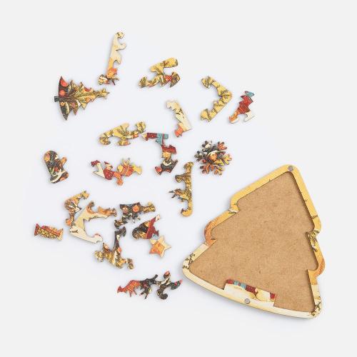 Пазл фигурный «Елочка»; - купить необычные сувениры в Воронеже