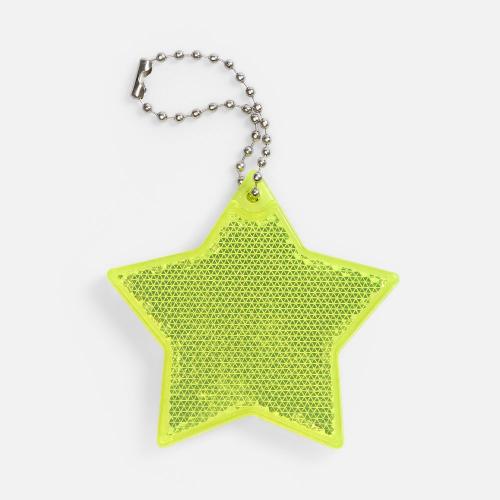 Пешеходный светоотражатель с цепочкой «Звезда»; - купить бизнесс-сувениры в Воронеже