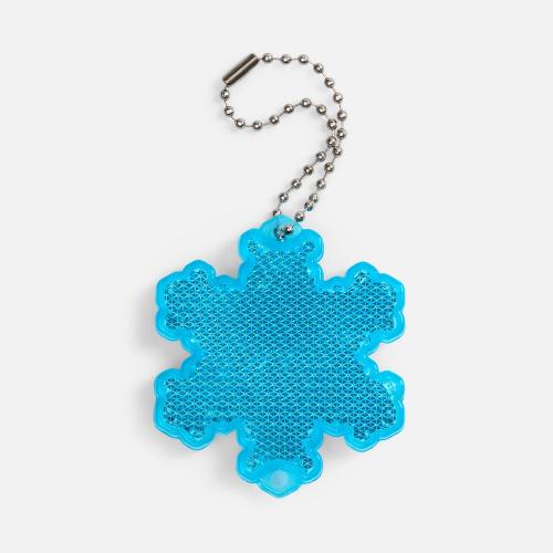 Пешеходный светоотражатель с цепочкой «Снежинка»; - купить бизнесс-сувениры в Воронеже