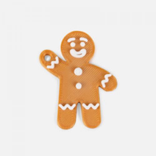 Мини-подвеска «Пряник», 3D-печать на заказ, человечек