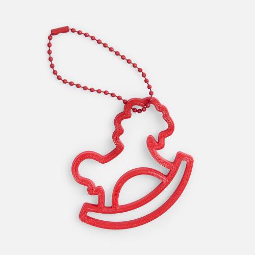 Подвеска «Лошадка-качалка», 3D-печать; - купить необычные подарки в Воронеже