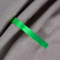 Лента сатиновая Satin 10 S, зеленая, 40 см