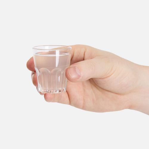 Стопка пластиковая «Граненая»; - купить необычные подарки в Воронеже