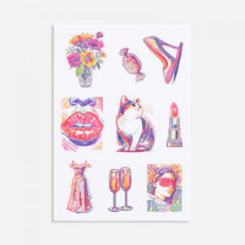 Стикерпак бумажный Thematik, для женщин