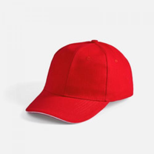 Бейсболка Buffalo, красная с белым