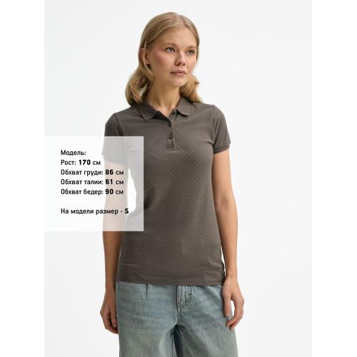 Рубашка поло женская Brandy Women; - купить именные сувениры в Воронеже