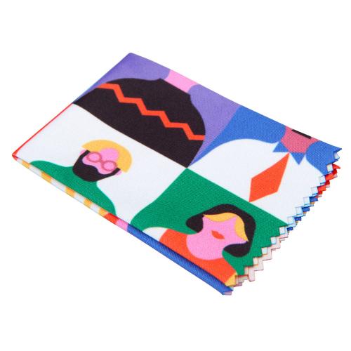 Салфетка для протирания очков с возможностью полноцветной печати; - купить необычные сувениры в Воронеже