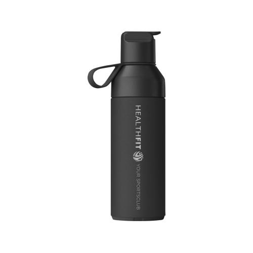 Бутылка-термос для воды Ocean Bottle GO объемом 500 мл - черный; - купить подарки с логотипом в Воронеже