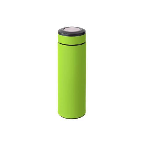 Вакуумный термос Vacuum Flask C1, soft touch, 420мл, зеленое яблоко