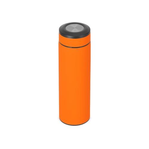 Вакуумный термос Vacuum Flask C1, soft touch, 420мл, оранжевый