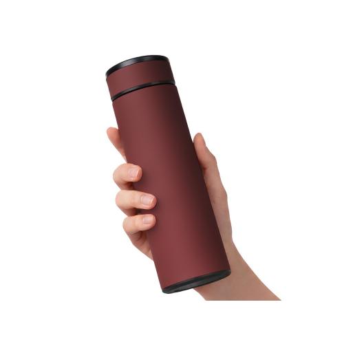 Термос Confident с покрытием soft-touch 420мл; - купить подарки с логотипом в Воронеже