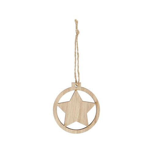 Деревянное украшение Natall в виде звезды; - купить необычные подарки в Воронеже
