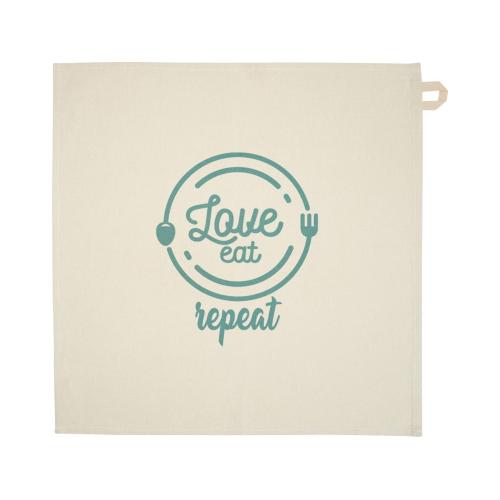 Alora кухонное полотенце из переработанного хлопка плотностью 200 г/м² - бежевый овсяный; - купить необычные сувениры в Воронеже