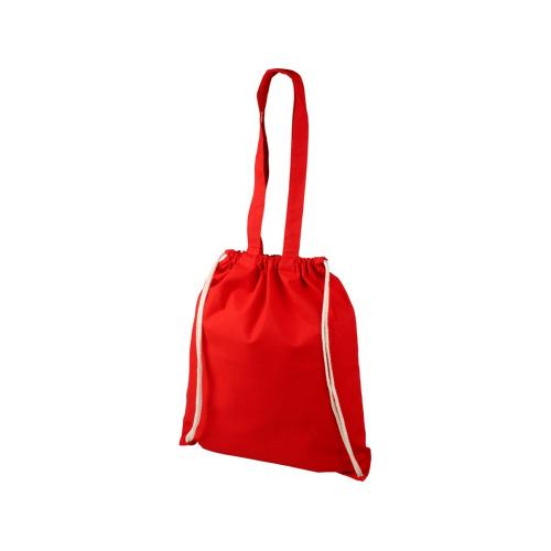 Рюкзак со шнурком Eliza из хлопчатобумажной ткани плотностью 240 г/м2; - купить необычные сувениры в Воронеже