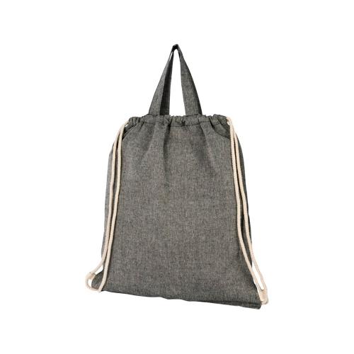Рюкзак со шнурком Pheebs из 150 г/м2 переработанного хлопка; - купить необычные сувениры в Воронеже