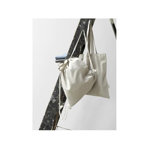 Pheebs 150 г/м² Aware™ рюкзак со шнурком из переработанных материалов - Синий; - купить подарки с логотипом в Воронеже