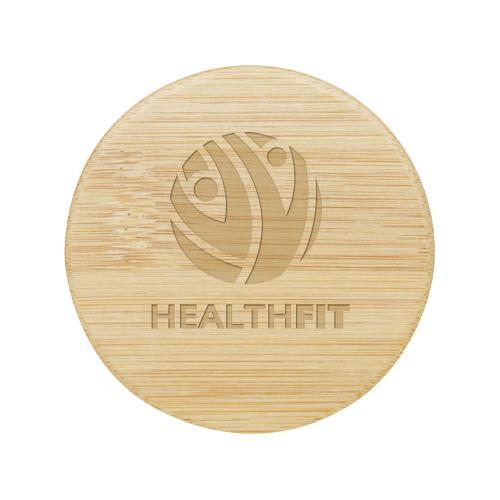 Бамбуковое зеркало Lustre - Натуральный; - купить подарки с логотипом в Воронеже