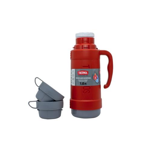 Термос со стеклянной колбой тм THERMOS PICNIC 40 Series Red 1; - купить необычные сувениры в Воронеже