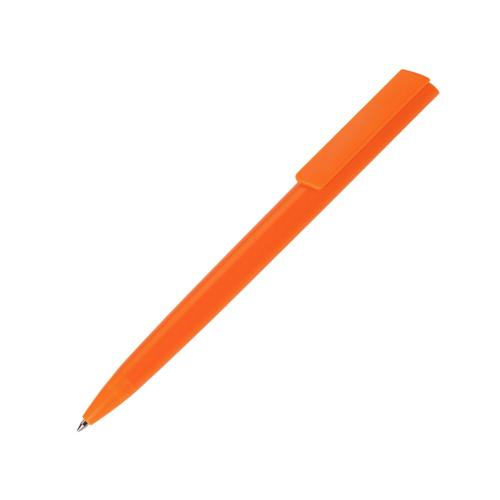 Ручка пластиковая шариковая Taper Solid, матовый оранжевый