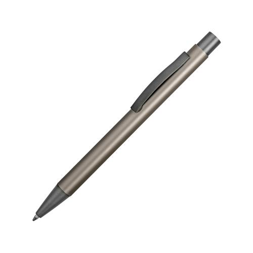 Ручка металлическая soft-touch шариковая Tender, серо-стальной