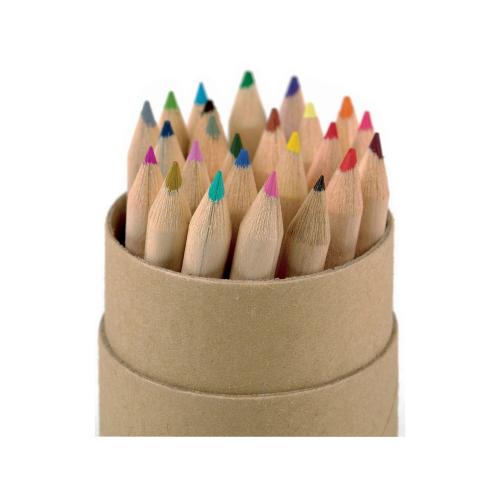 Набор из 24 карандашей с точилкой и ластиком; - купить необычные подарки в Воронеже