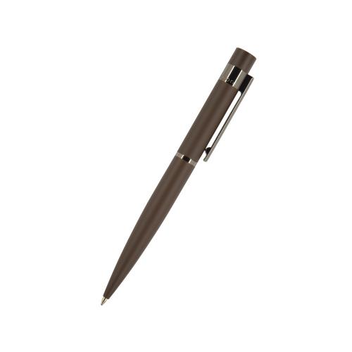 Ручка шариковая автоматическая BrunoVisconti VERONA цвет корпуса коричневый, soft-touch, 1 мм, синяя