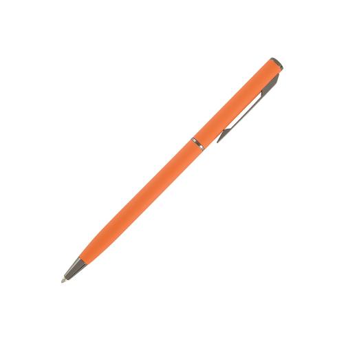 Ручка шариковая автоматическая BrunoVisconti® PALERMO цвет корпуса оранжевый, soft-touch, 0.7 мм