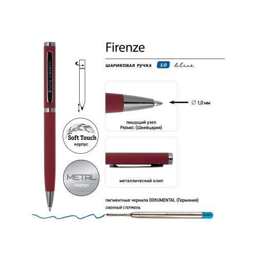 Ручка Firenze шариковая автоматическая софт-тач; - купить необычные сувениры в Воронеже