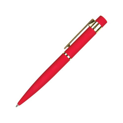 Ручка шариковая автоматическая BrunoVisconti VERONA цвет корпуса красный, soft-touch, 1 мм, синяя