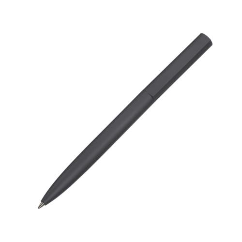Шариковая металлическая ручка Minimalist софт-тач, антрацит