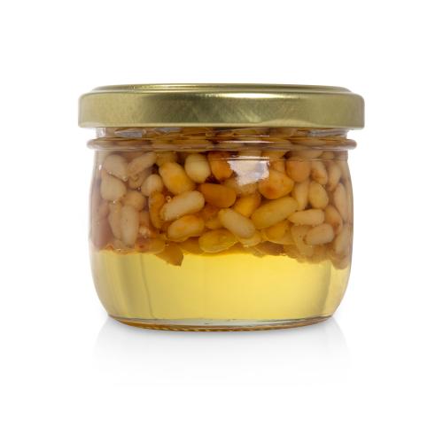 Сувенирный набор Мед с кедровыми орешками 120 гр; - купить бизнесс-сувениры в Воронеже