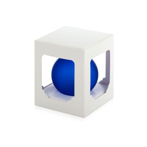 Стеклянный шар синий матовый, заготовка шара 6 см, цвет 62; - купить необычные подарки в Воронеже