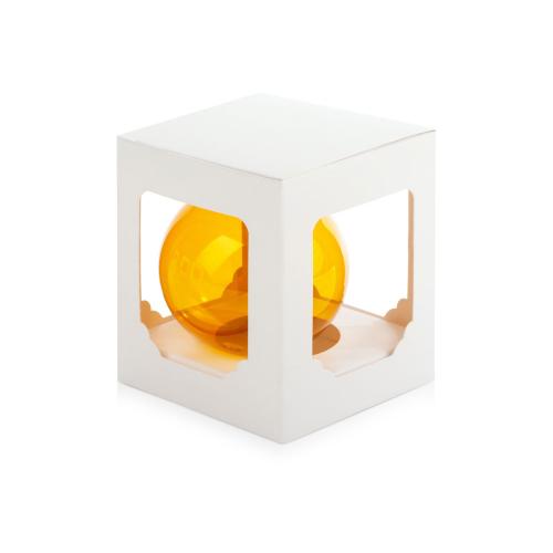 Стеклянный шар желтый полупрозрачный, заготовка шара 6 см; - купить необычные подарки в Воронеже