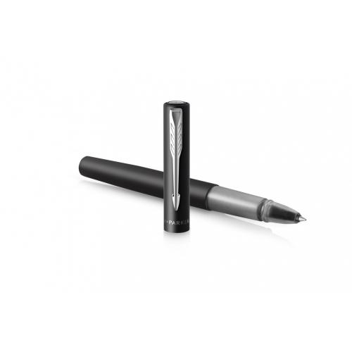 Ручка-роллер Parker Vector XL Black CT, стержень: F, цвет чернил:black; - купить именные сувениры в Воронеже