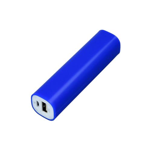 PB030 Универсальное зарядное устройство power bank  прямоугольной формы. 2600MAH. Синий; - купить бизнесс-сувениры в Воронеже