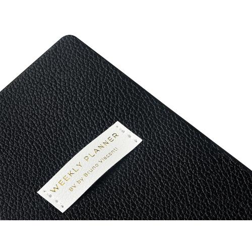 Еженедельник недатированный А6 Black с нашивкой; - купить необычные сувениры в Воронеже