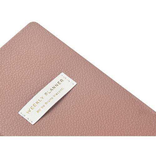 Еженедельник недатированный А6 Morandi. Пыльная роза с нашивкой; - купить необычные сувениры в Воронеже