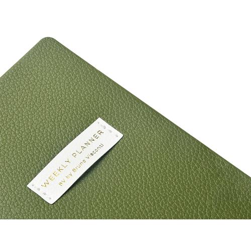 Еженедельник недатированный А6 Verde с нашивкой; - купить необычные сувениры в Воронеже