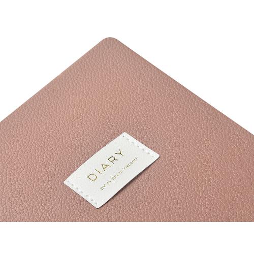 Ежедневник недатированный А5 Morandi. Пыльная роза с нашивкой; - купить необычные сувениры в Воронеже