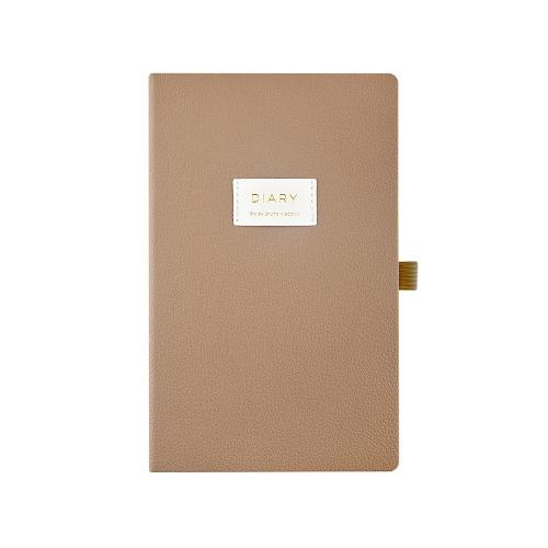 Ежедневник недатированный А5 Total beige с нашивкой; - купить необычные подарки в Воронеже