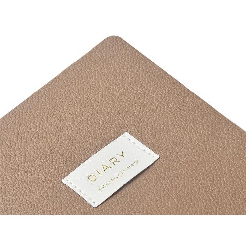 Ежедневник недатированный А5 Total beige с нашивкой; - купить необычные сувениры в Воронеже