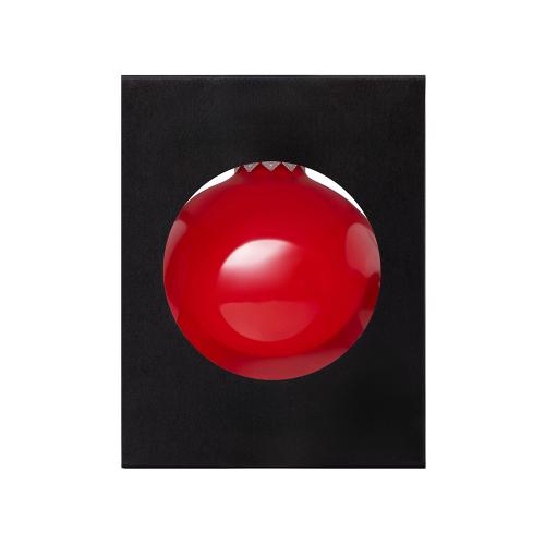 Стеклянный елочный шар Frozi, красный прозрачный; - купить необычные сувениры в Воронеже