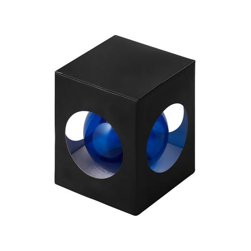 Стеклянный елочный шар Christmas bauble, синий прозрачный; - купить необычные подарки в Воронеже