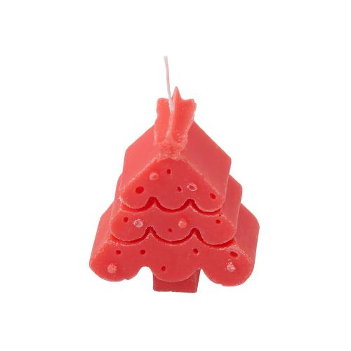 Свеча Елочка, красный
