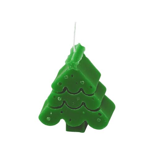 Свеча Елочка, зеленый