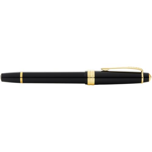 Перьевая ручка Cross Bailey Light Polished Black Resin and Gold Tone; - купить подарки с логотипом в Воронеже