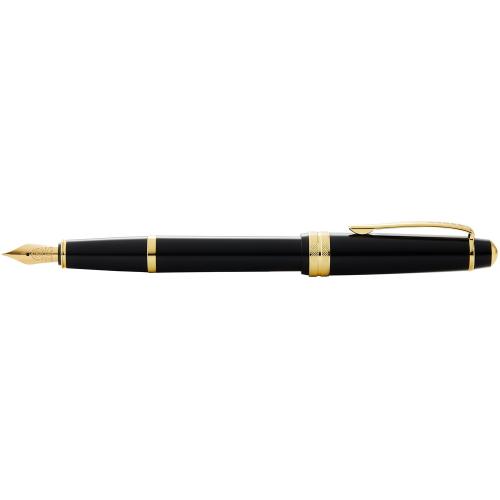 Перьевая ручка Cross Bailey Light Polished Black Resin and Gold Tone; - купить необычные сувениры в Воронеже